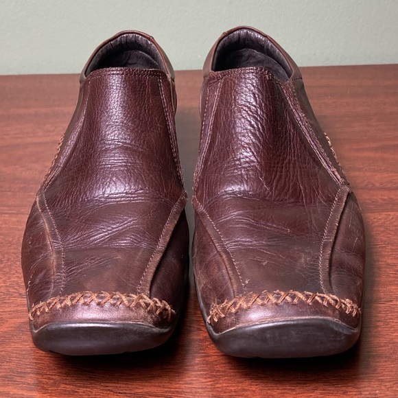 Pikolinos | Brown Leather Stitch Detail Shoes - 38 - Picture 2 of 9